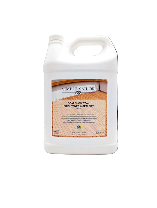 Boat Show Teak Brightener and Sealer Step 2