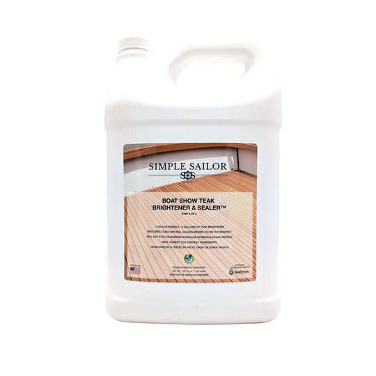 Boat Show Teak Brightener and Sealer Step 2