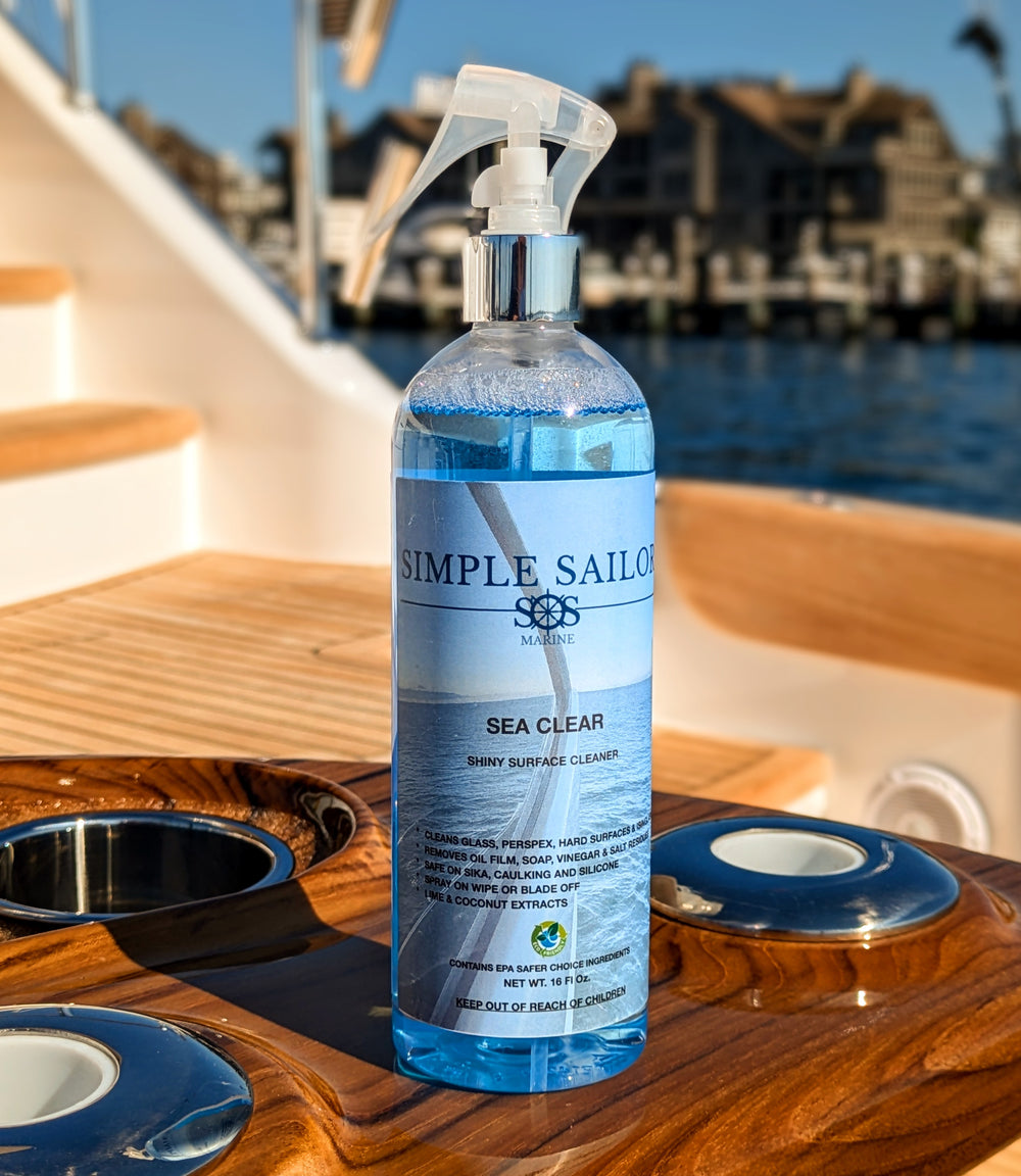 SEA CLEAR GLASS & SHINY SURFACE CLEANER