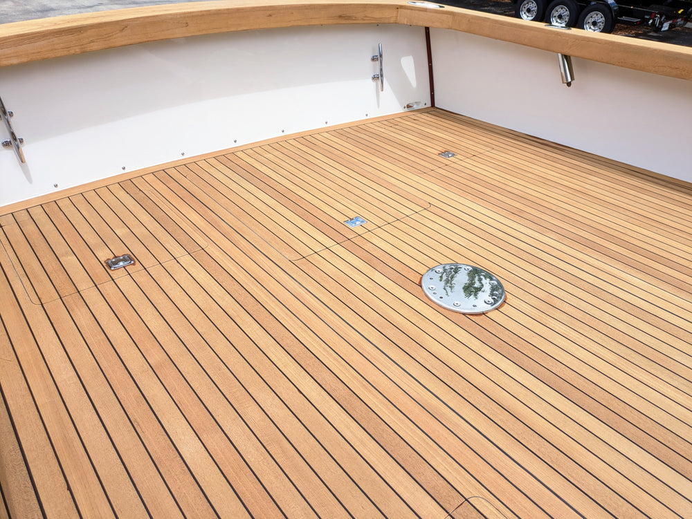 Boat Show Teak Cleaner Step 1