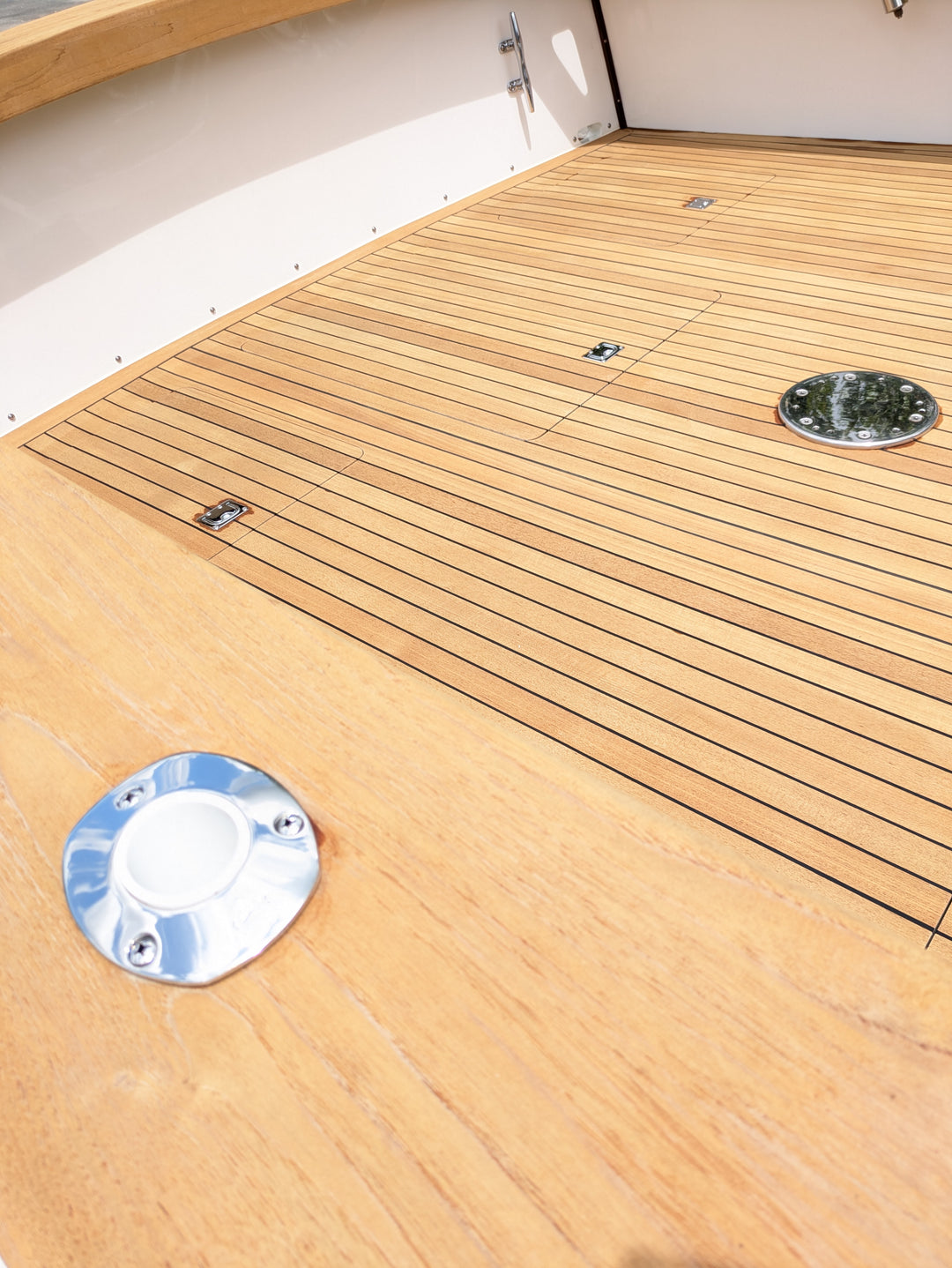 Boat Show Teak Cleaner Step 1